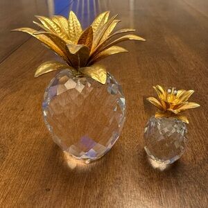 Vintage Swarvoski Pineapple Set
